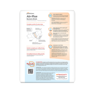 Tranquility XL+ Bariatric Disposable Brief