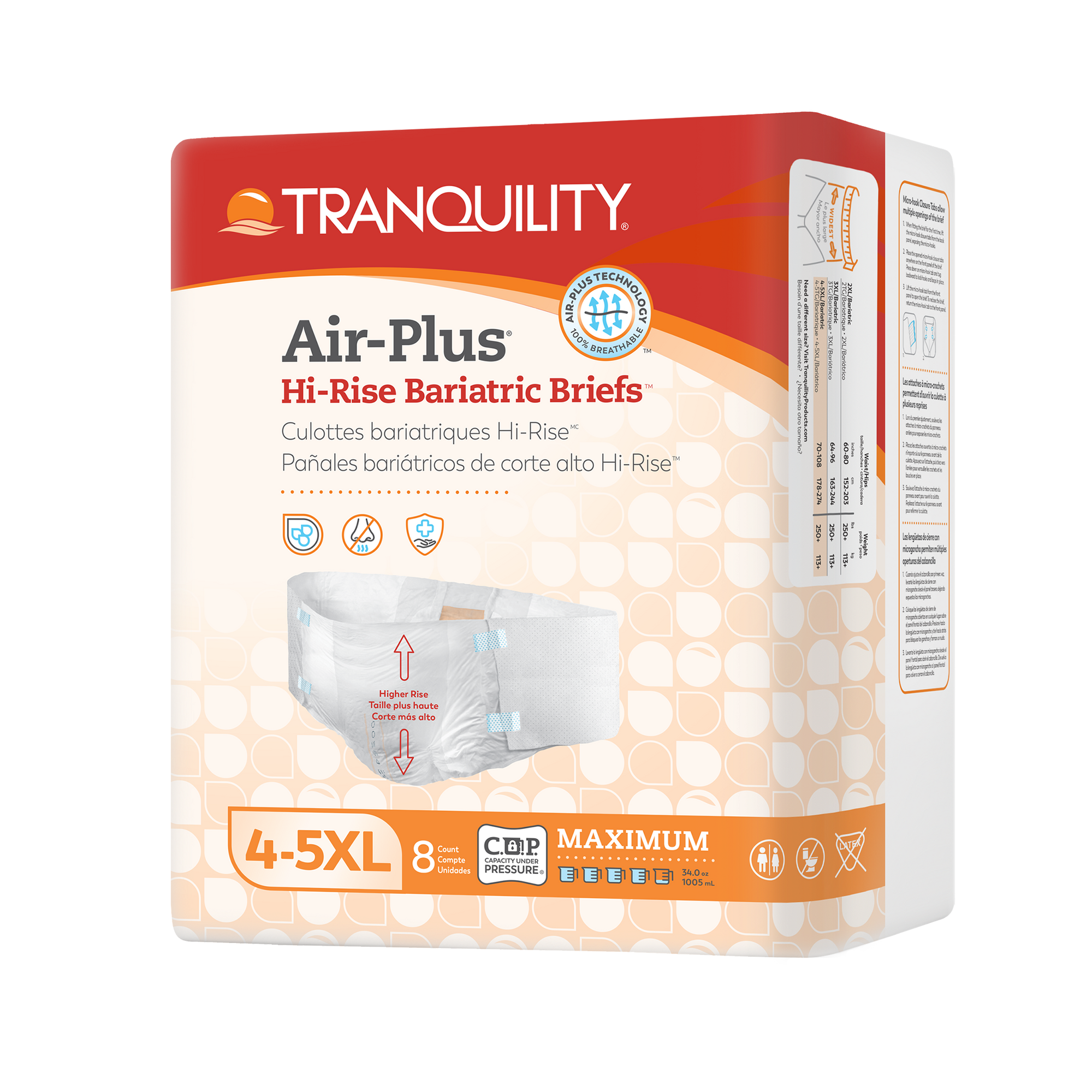 Tranquility Air-Plus Bariatric Brief