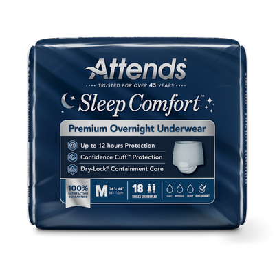 Attends Sleep Comfort Premium Overnight Underwear