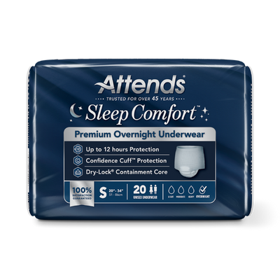 Attends Sleep Comfort Premium Overnight Underwear