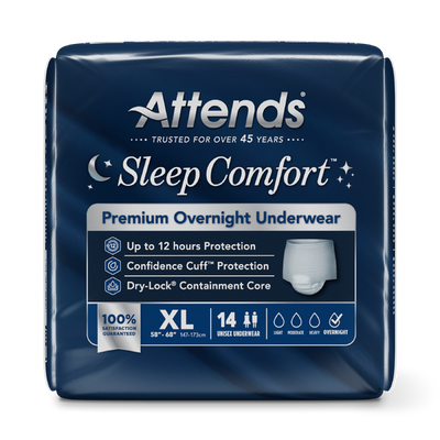 Attends Sleep Comfort Premium Overnight Underwear