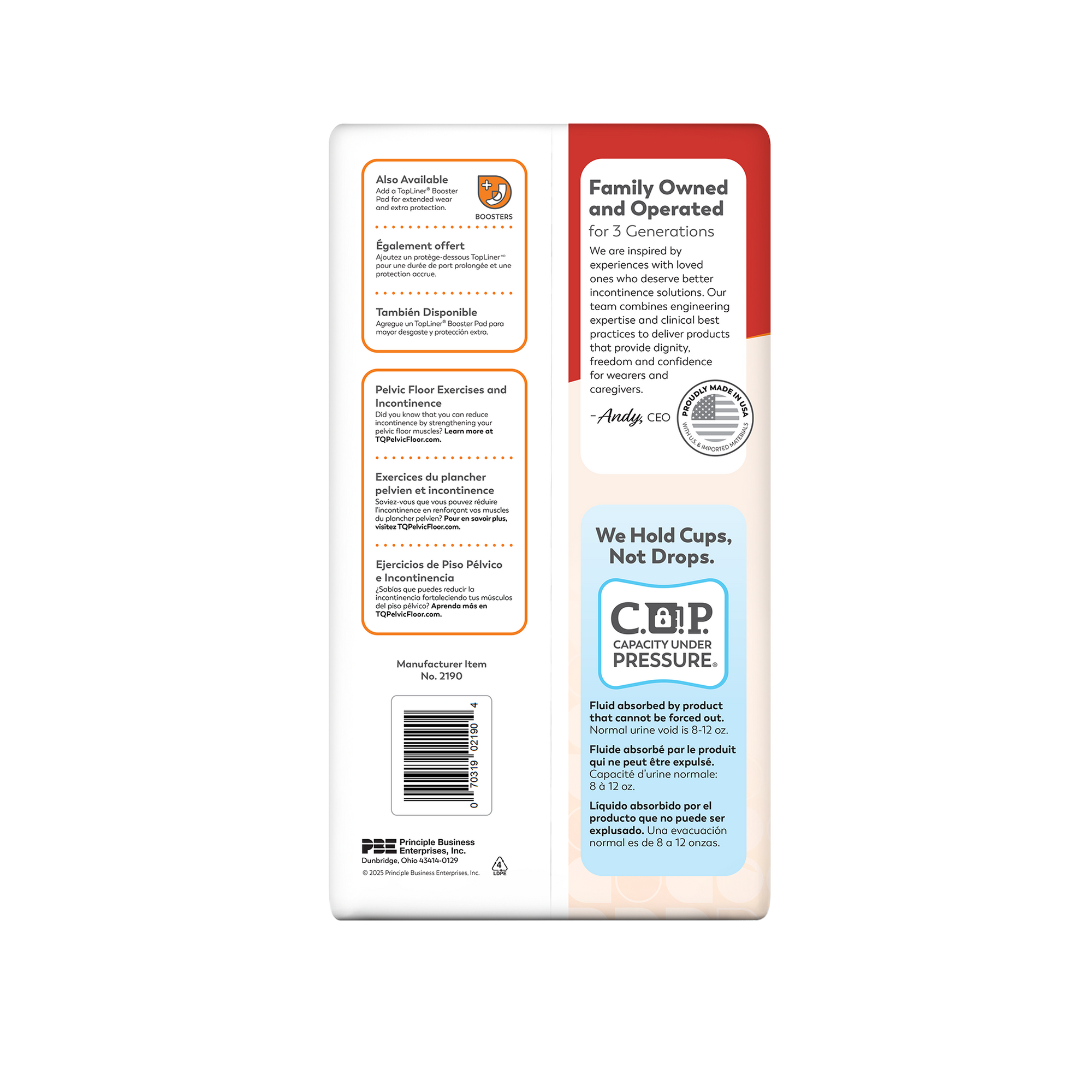 Tranquility XL+ Bariatric Disposable Brief