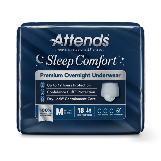 Attends Sleep Comfort Premium Overnight Underwear