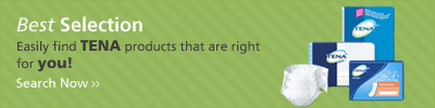 Easily find TENA products that are right for you!