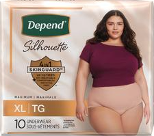 Depend Silhouette Underwear for Women