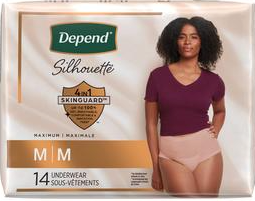 Depend Silhouette Underwear for Women
