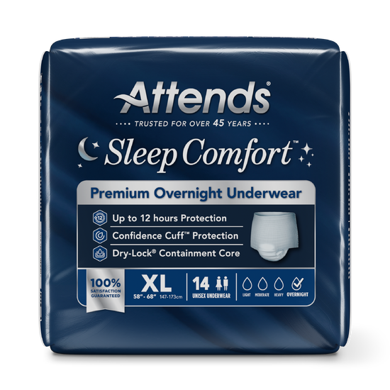 Attends Sleep Comfort Premium Overnight Underwear