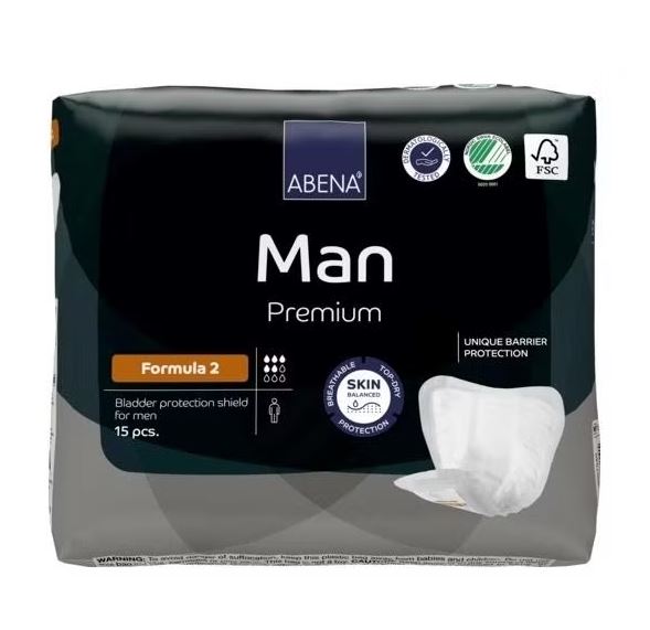 Abena Man Premium Bladder Control Pad - Moderate Absorbency