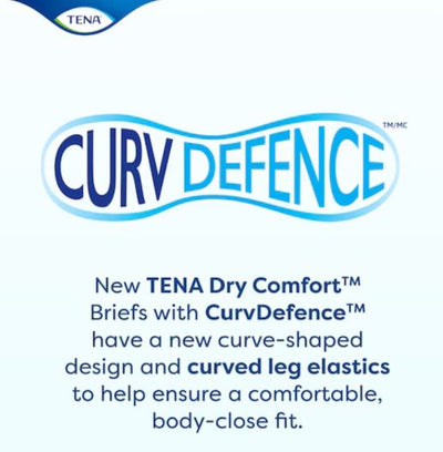 TENA Dry Comfort™ Briefs with CurvDefence™