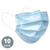 Health-3 Ply Disposable Face Masks with Elastic Ear Loops