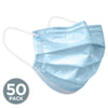Health-3 Ply Disposable Face Masks with Elastic Ear Loops
