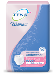 TENA ProSkin Maximum Absorbency Underwear for Women | Large 45 - 58 |  Nude | 73030 | 4 Bags of 18