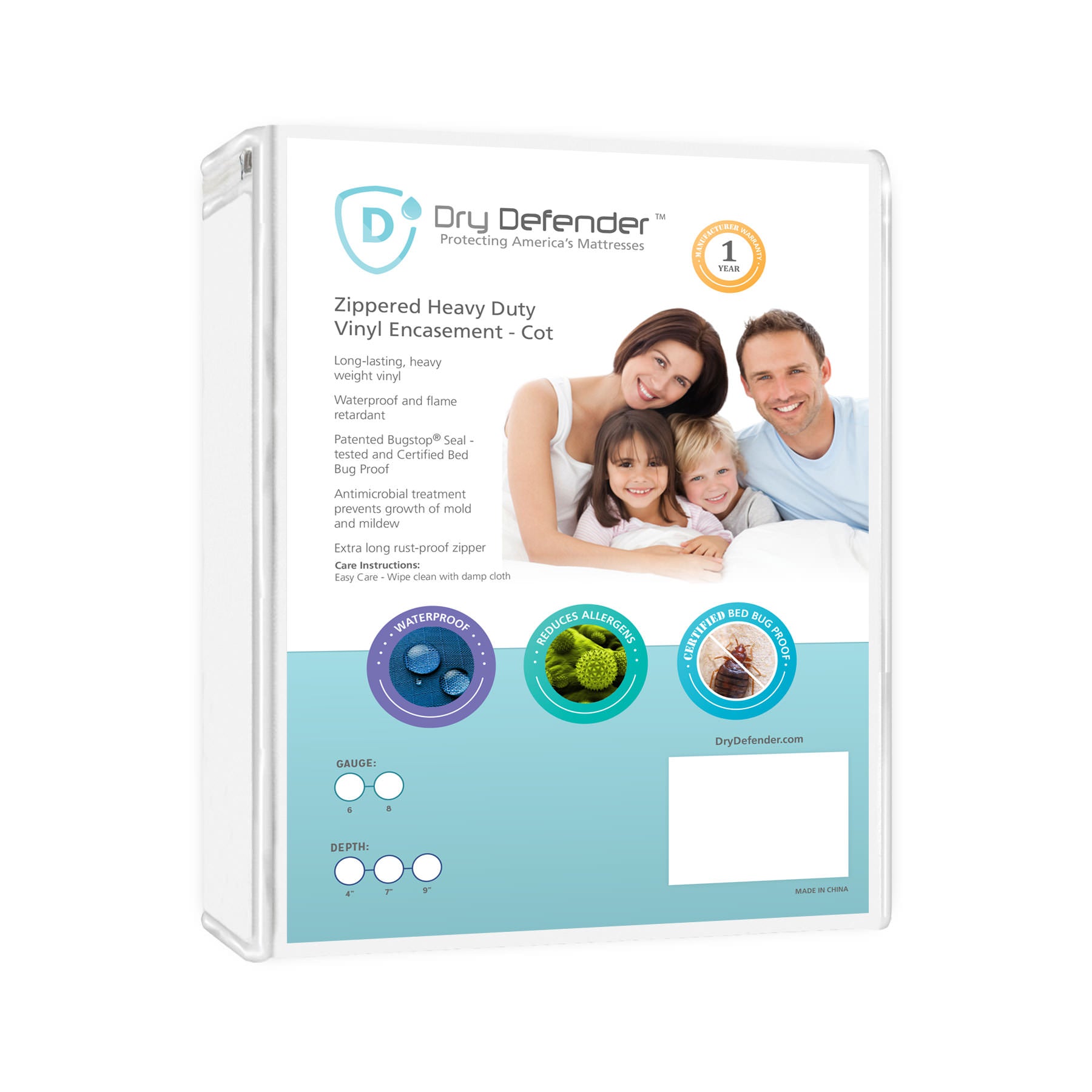 Heavy Duty Fitted Cot Vinyl