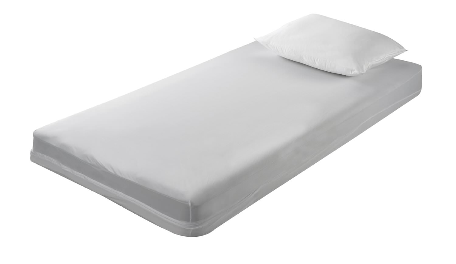 Reusable-Standard Vinyl Mattress Protector - Twin Size (Fitted)