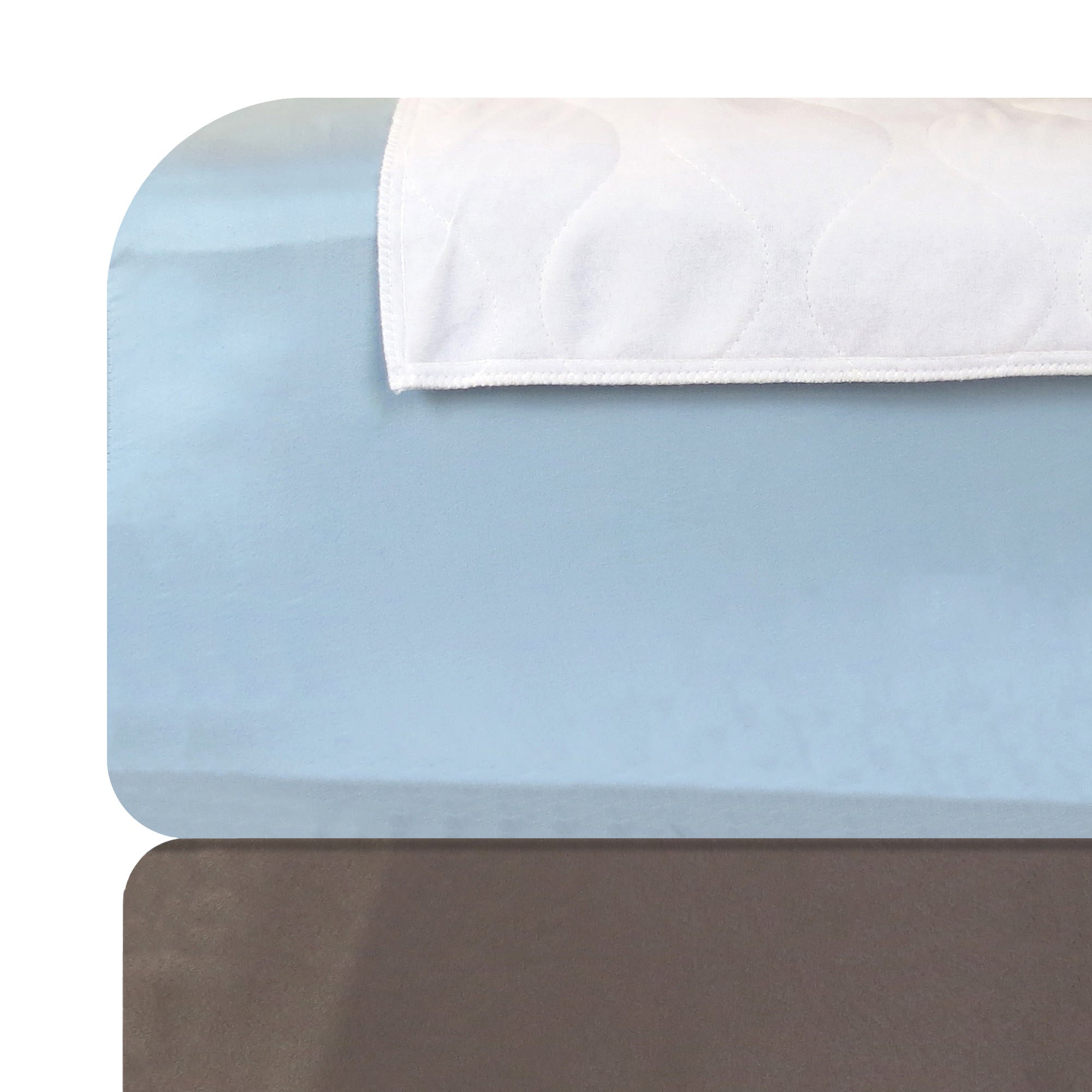 Washable Bed Protector/Pad WITHOUT Tucks - Pack of 2