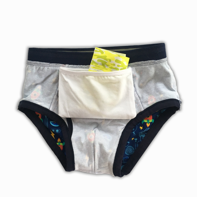 My Private Pocket Underwear for Boys - Variety 3 Pack - National