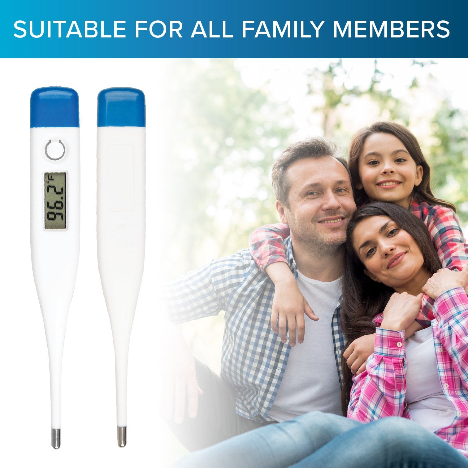 Health-Fast Reading Accurate At Home Digital Thermometer For Oral Use