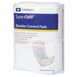 Covidien Sure Care Bladder Control Pads Guards for Men (Pack/20)