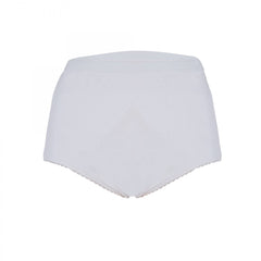 Cotton Ladies Brief Super Absorbency with Waterproof Backing-White