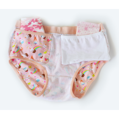 Briefs-My Private Pocket Underwear for Girls - Variety 3 Pack