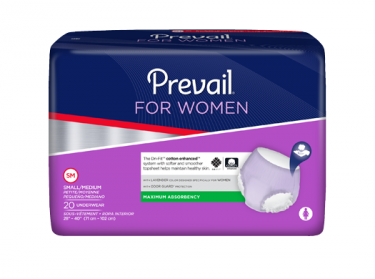 Prevail Per-Fit for Women Daily Protective Underwear, Pull-up Disposable  Adult Diaper for Women, Extra Absorbency, Medium, 80 Count (4 Packs of 20)