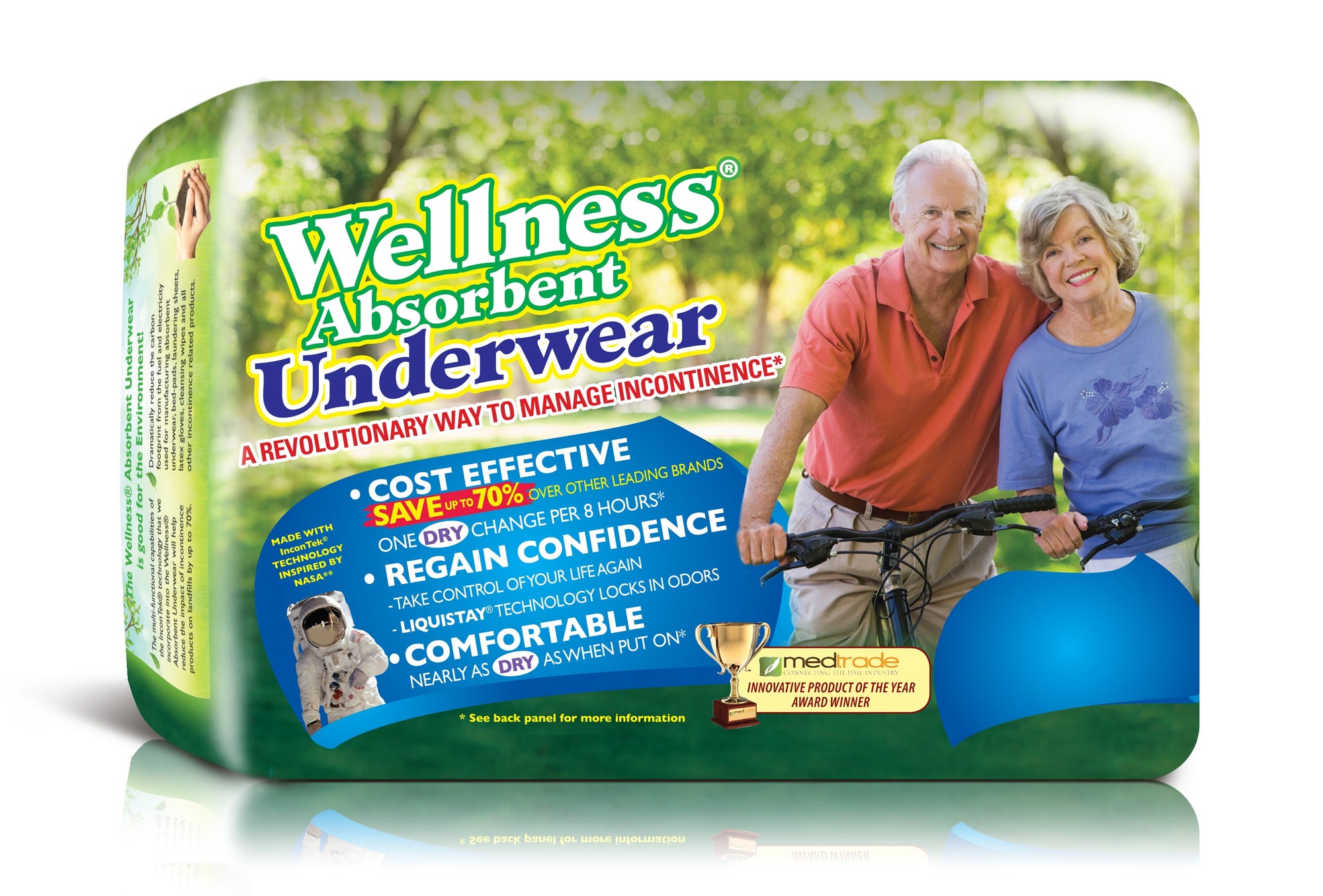 Wellness Absorbent Underwear (Pull On Design) - National Incontinence