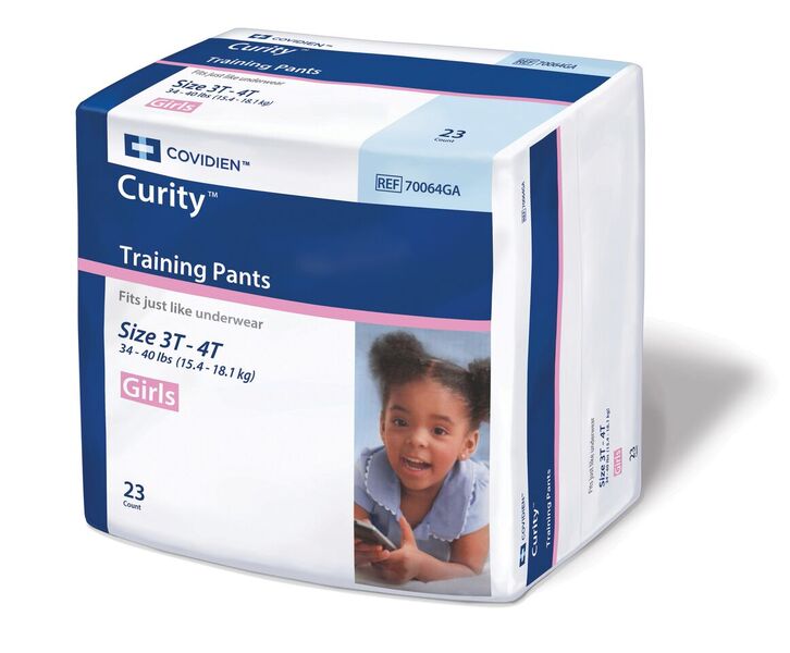 NEW Curity Sleep Pants Underpants M 45-65 lbs 17 Count Pack